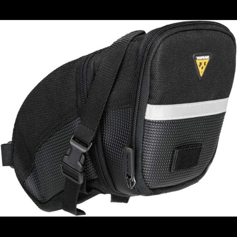Aero Wedge Pack with Strap Mount for Bicycle, Medium